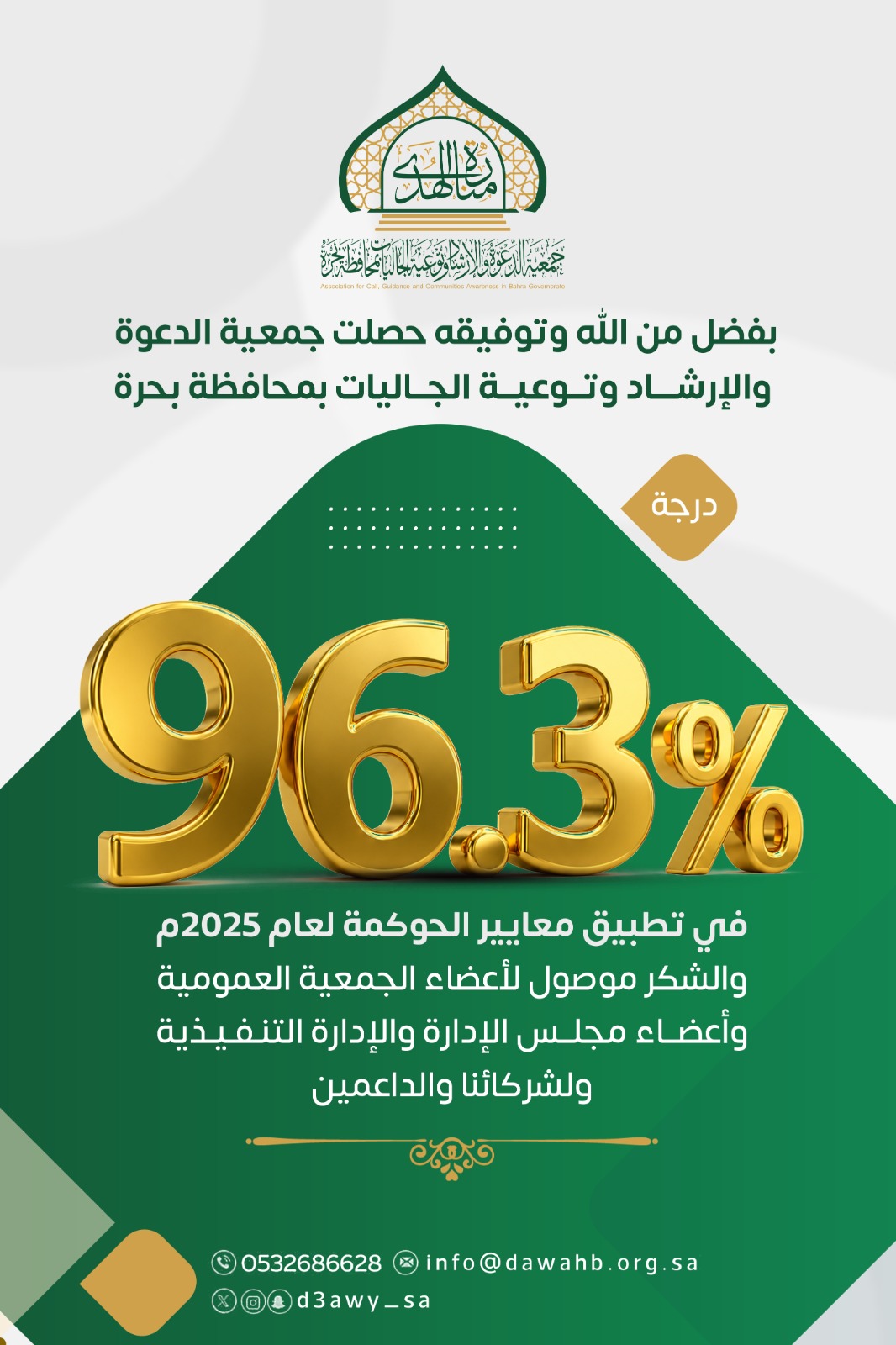 حوكمة جمعية الدعوة والإرشاد